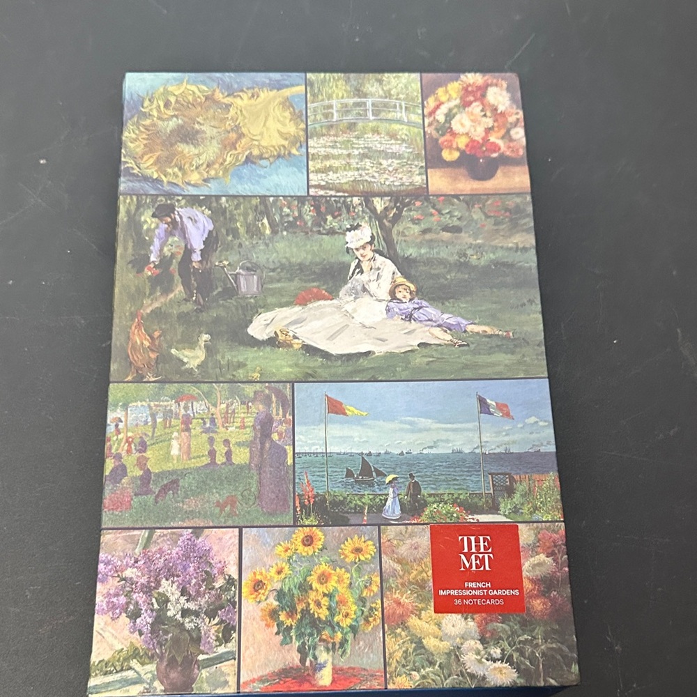 The MET French impressionist gardens notecards and envelopes set